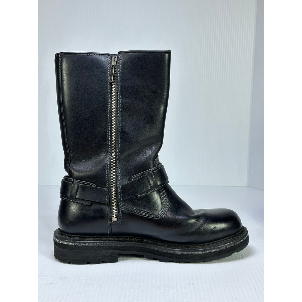 Harley-Davidson Mens Black Leather Harness Biker Boots 95143 Size 10